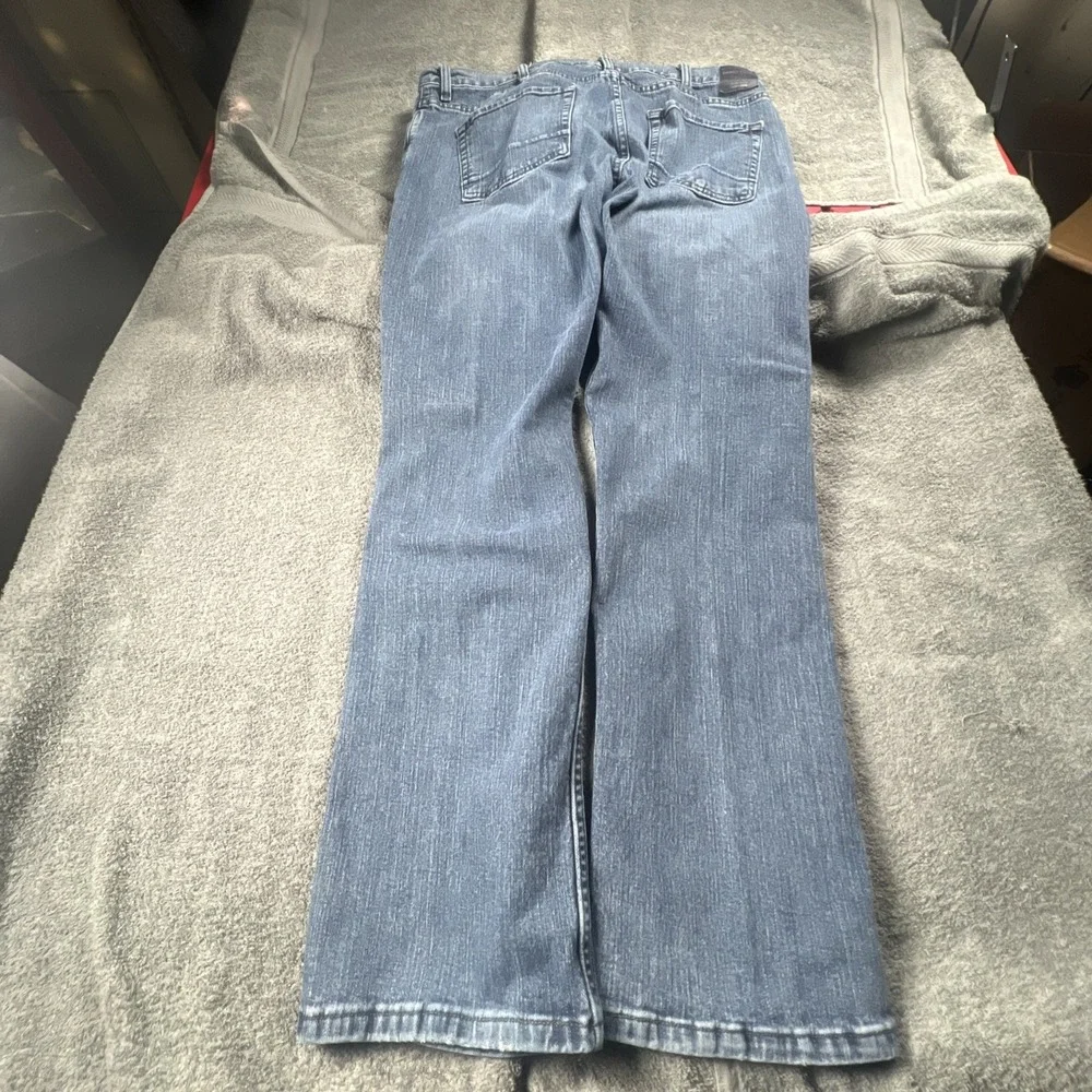 Nautica Jeans Mens 38x32 Blue Dark‎ Wash Cotton Stretch Original Relaxed Fit